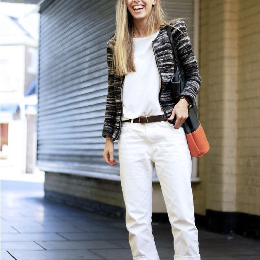 Isabel Marant Black, Grey and White Jacket Size 2